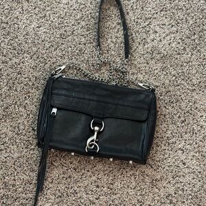 Rebecca Minkoff Black Leather Crossbody Bag